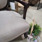 Barbara Barry for Baker Medallion X-Back CHAIR 30Wx24Dx37.5H