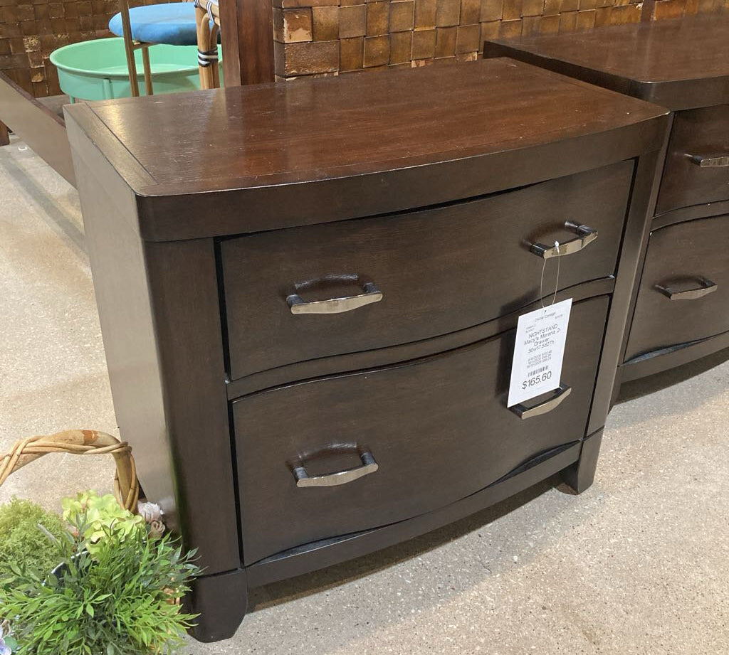 Macy's Morena 2-Drawer NIGHTSTAND 30w17.5d27h