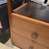 Lark 2-Drawer NIGHTSTAND Walnut 21w17d26h