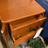 Wilshire Olive Ash Burl Accent Table END/SIDE TABLE 22w18d27h