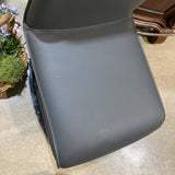 Chintaly Imports Contemporary Faux Leather Z-Chair DINING CHAIRS Gray 18w20d40h