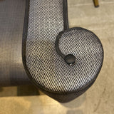 Art Deco Scroll Arm Club Chair CHAIR 32w33d31h