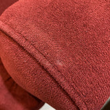 Traditional Velvet Roll Arm LOUNGE CHAIRS Red 36w38d39h