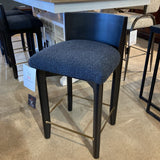 The Delancey Italian Brushed Wool Counter Height BAR/COUNTER STOOL 18w20d33h