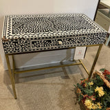 Perilla Bone Inlay 1-Drawer DESKS 36w19d30h