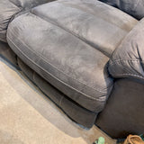 3-Seat Microfiber Manual Dual Recliner RECLINERS 88w33d39h