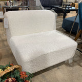 CB2 Terrain Boucle CHAIR Off White 37Wx37Dx28H
