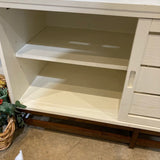 Crate & Barrel Clapboard Media Sliding Front Drawers MEDIA CONSOLE 48Wx20Dx26H