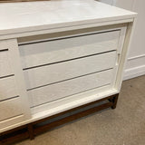 Crate & Barrel Clapboard Media Sliding Front Drawers MEDIA CONSOLE 48Wx20Dx26H