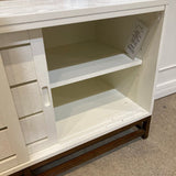 Crate & Barrel Clapboard Media Sliding Front Drawers MEDIA CONSOLE 48Wx20Dx26H