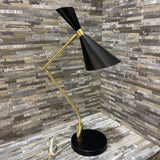 Atomic Style Adjustable Head TABLE LAMP 13Wx25H