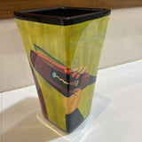 Naylor Henriksen Ceramic Hand Painted Vase GIFT 6.5Wx13H