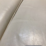 Natuzzi Editions 3-Seat Leather Brivido Reclining SOFA Off White 88Wx37Dx35H
