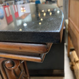 Coaster Cherry Bar w/ Black Granite Top FURNITURE 59w24d42h