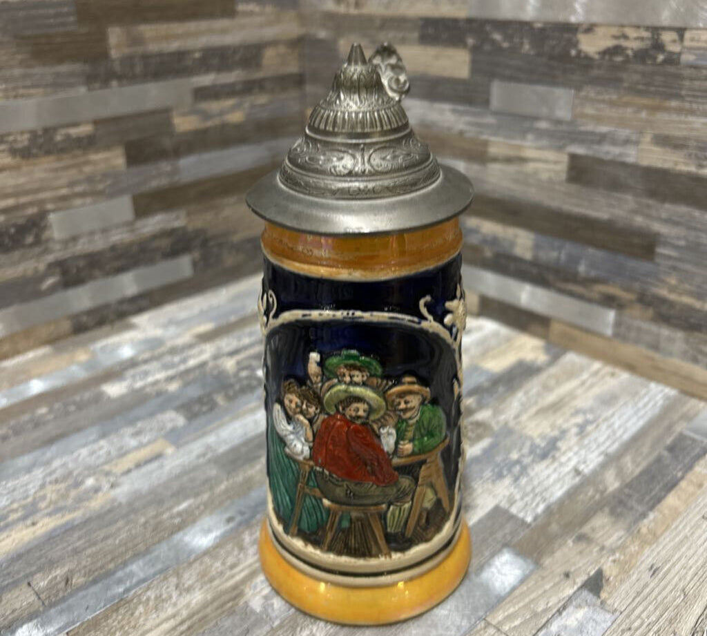 Vintage Ceramic German Beer Stein ACCESSORIES 3d7h