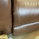 Leather Power Recliner w/ USB Port RECLINERS Brown 36w33d41h