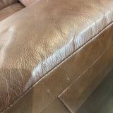 Leather Power Recliner w/ USB Port RECLINERS Brown 36w33d41h