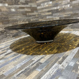 Decorative Hand-Blown Polish Glass Centerpiece Bowl ACCESSORIES 14d4h