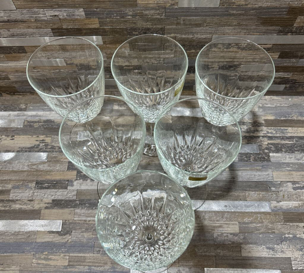 6pc Set Luminarc Crystal Wine Glasses ACCESSORIES 3.3d7h