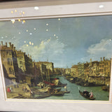 Framed Classic Canaletto Style Venice Grand Canal ART WORK 22x19