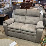 Southern Motion Inc. Microfiber Manual Reclining Loveseat RECLINERS Slate Gray 59w35d37h