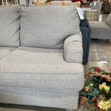 3-Seat Fabric Curve Arm SOFA 88w40d39h