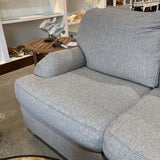 3-Seat Fabric Curve Arm SOFA 88w40d39h