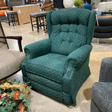 Floral Patterned Button Tufted Rocker Manual Recliner RECLINERS 32w32d38h