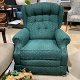 Floral Patterned Button Tufted Rocker Manual Recliner RECLINERS 32w32d38h