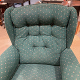 Floral Patterned Button Tufted Rocker Manual Recliner RECLINERS 32w32d38h