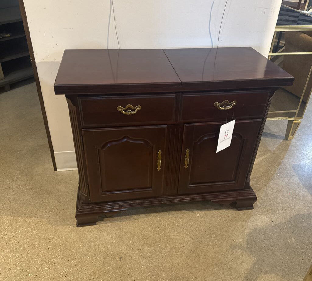 Thomasville Cherry Flip-Top Server FURNITURE 40w18d33h