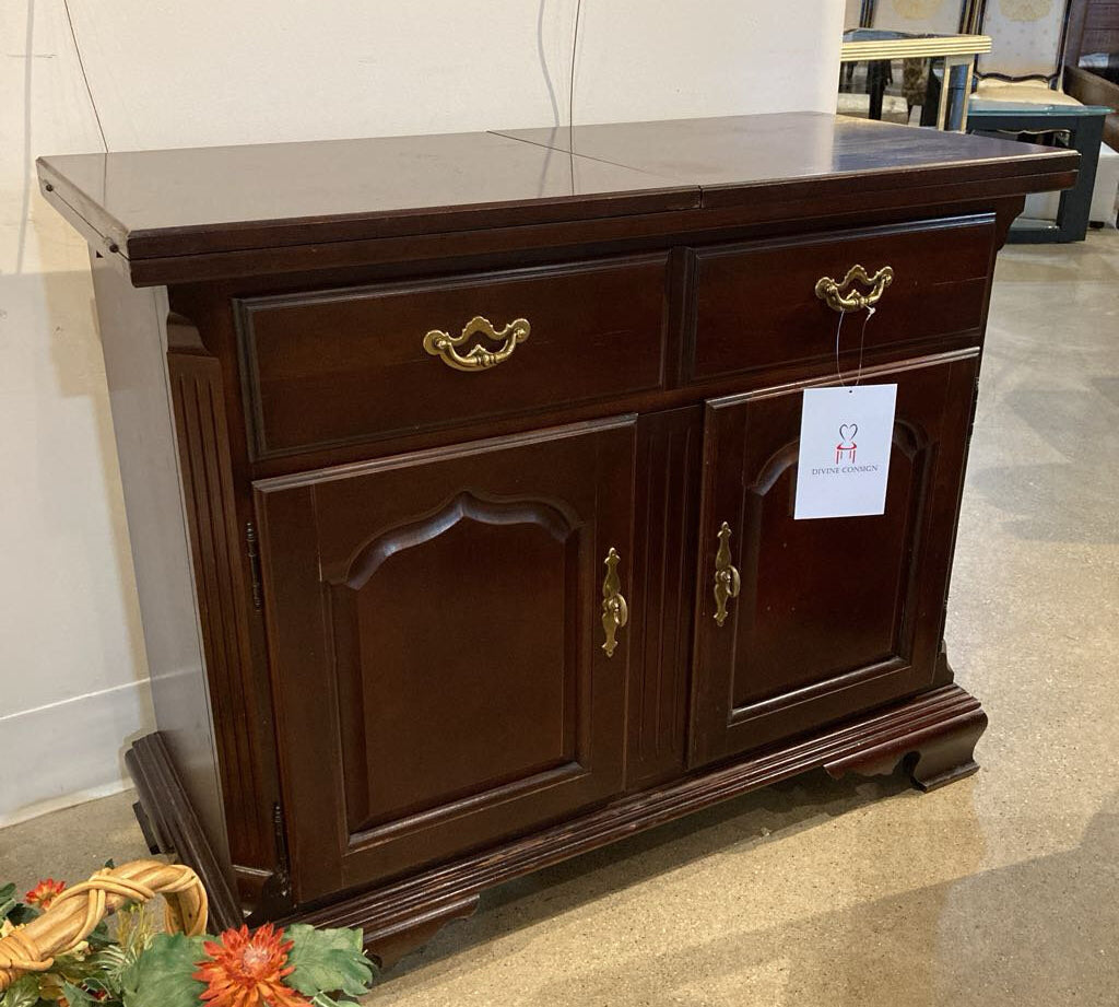 Thomasville Cherry Flip-Top Server FURNITURE 40w18d33h