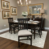 Wood Slat Back Side Chair DINING CHAIRS 19w19d39h