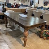 Plank Style Top w/ Turned Legs DINING TABLE 72w42d30h