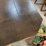 Plank Style Top w/ Turned Legs DINING TABLE 72w42d30h
