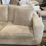 Younger Furniture L-Shaped Chenille SECTIONAL Almond 109Wx109x38Dx32H