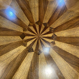 Wood French Baroque Style Marquestry COFFEE/COCKTAIL TABLE 48Wx21H