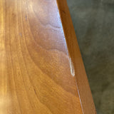 A. Sibau MCM Solid Wood Top w/ Industrial Legs DINING TABLE 78w42d29h