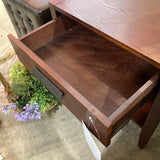 Cherry Wood 1-Drawer NIGHTSTAND 21.5w17d21h