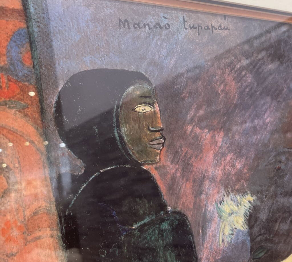 Paul Gauguin Manao Tupapau "Spirit of the Dead" Print ART WORK 38Wx30H