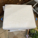 X-Cross Talc Linen BENCH 21w18d19h