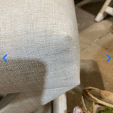 X-Cross Talc Linen BENCH 21w18d19h