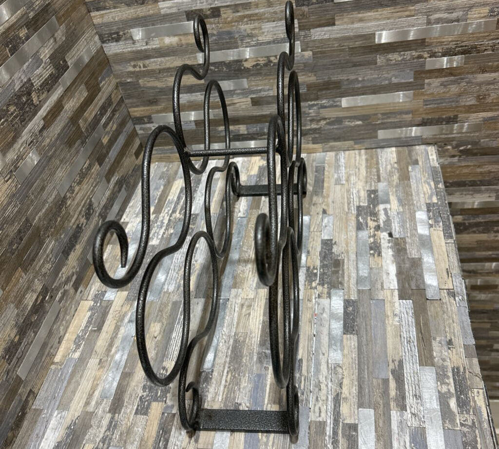 Scrolled Metal Wine Rack ACCESSORIES 16w4d10h