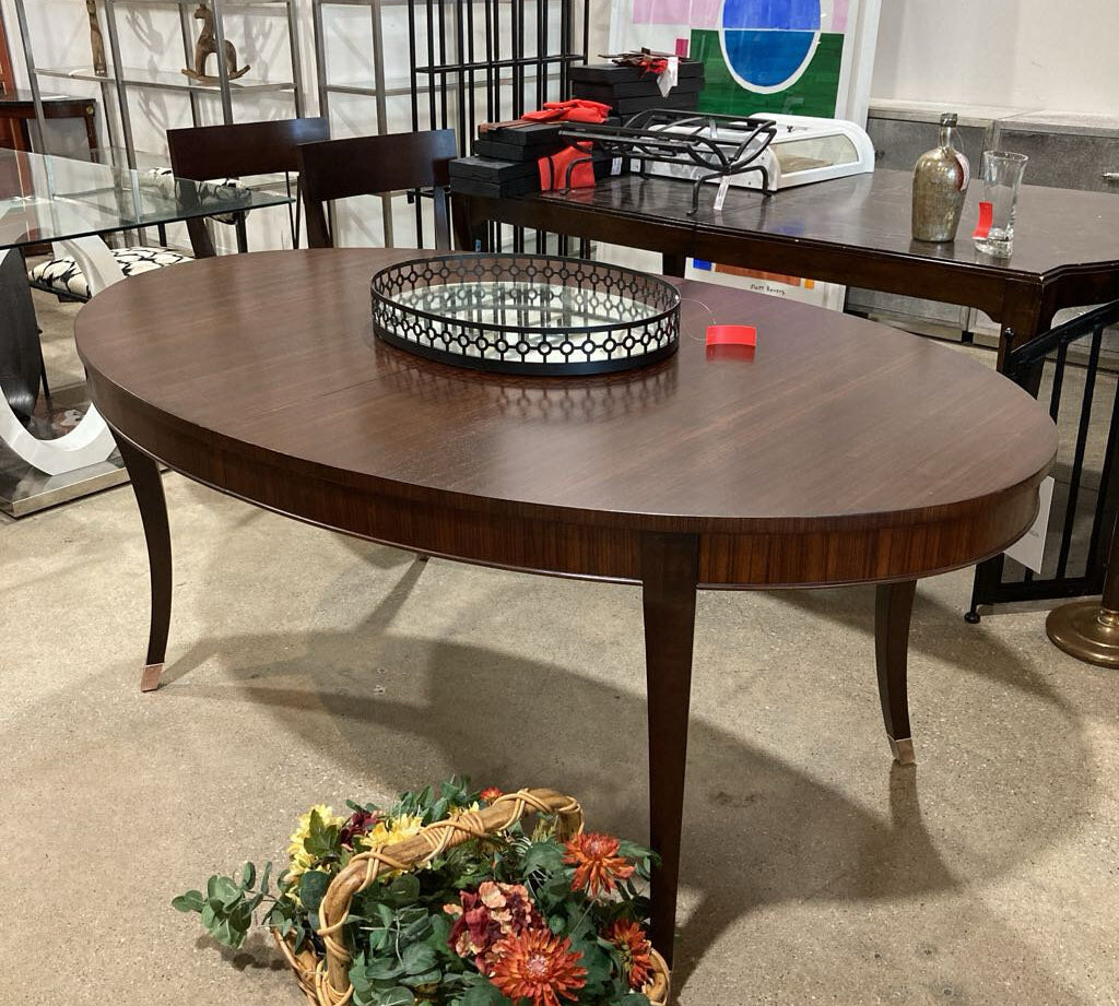 Ethan Allen Oval Hathaway w/ Two 22" Leaves DINING TABLE 72w45d30h