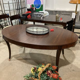 Ethan Allen Oval Hathaway w/ Two 22" Leaves DINING TABLE 72w45d30h