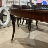 Ethan Allen Oval Hathaway w/ Two 22" Leaves DINING TABLE 72w45d30h
