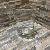 Glass Slant-Top Decorative Vase GIFT 6w3d8h