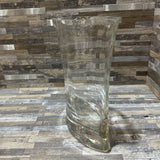 Glass Slant-Top Decorative Vase GIFT 6w3d8h