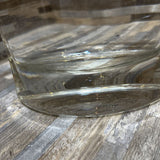 Glass Slant-Top Decorative Vase GIFT 6w3d8h