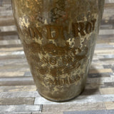Decorative Antiqued Mercury Glass Bottle GIFT 4.5d11h